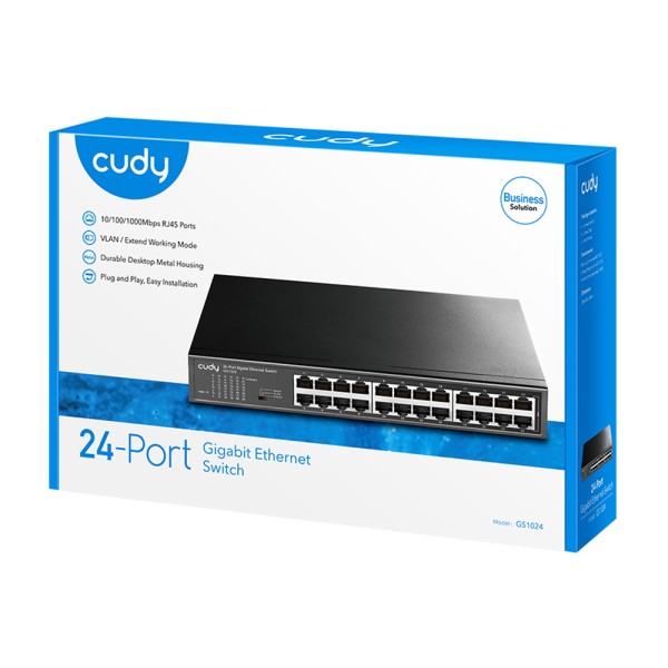 CUDY 24 PORT FAST ETHERNET SWITCH GS1024